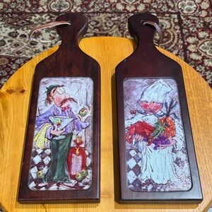 Kitchen Wall Paddle Decor Set